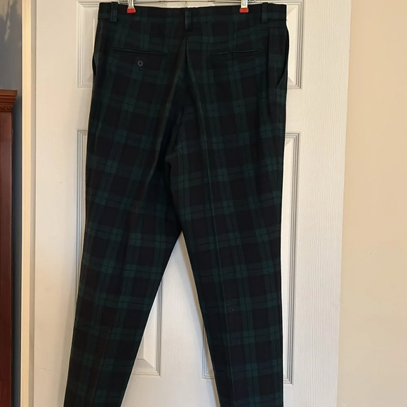 Pendleton Woolen Mills Men’s 3-piece set, vest/pants/cap, navy blue/forest green - Picture 7 of 10